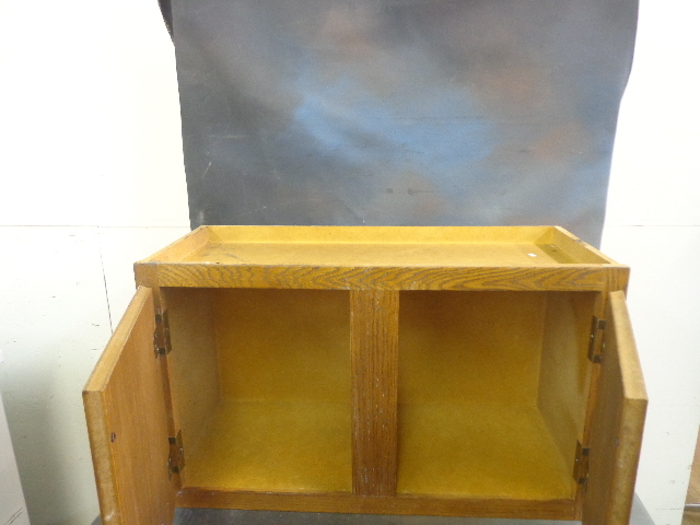 lot 76 image: Wooden Cupboards