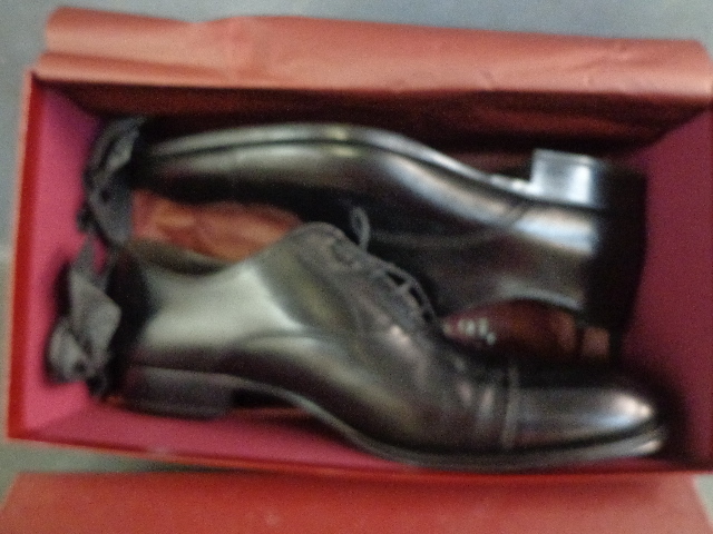 lot 99 image: Adam Derrick Leather Dress Shoes