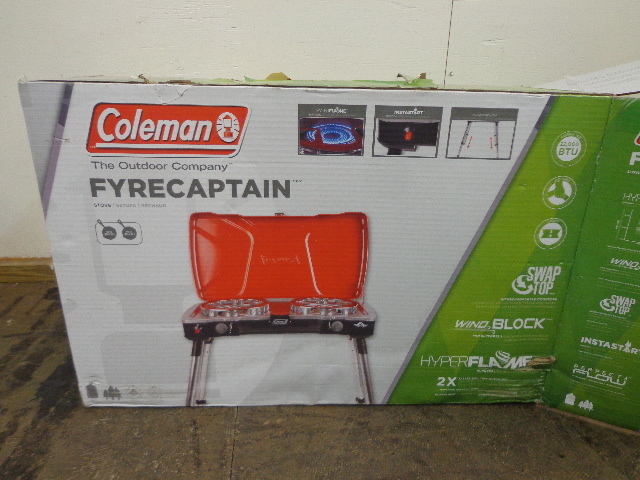 lot 42 image: Red Coleman Fyrecaptain Stove
