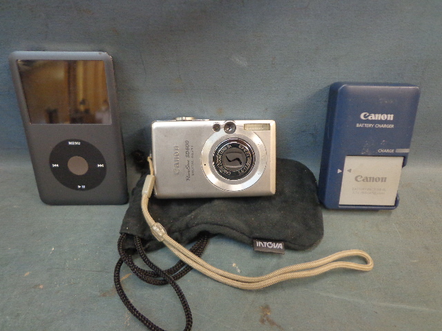 lot 51 image: IPod & Canon Power Shot Camera