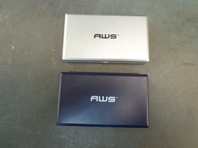 lot 56 image: Silver & Blue AWS Scales