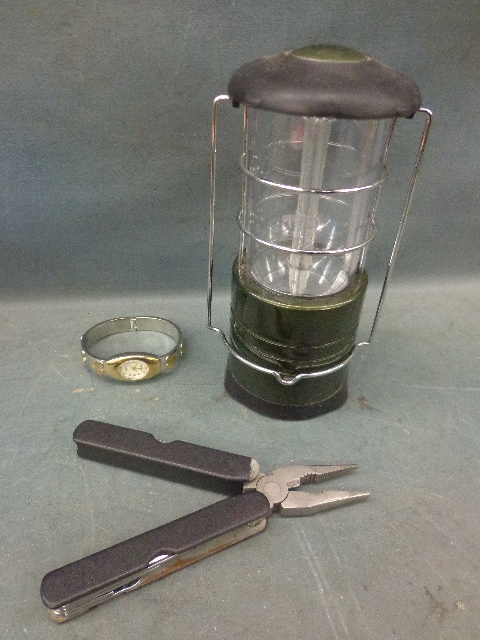 lot 101 image: Cardini Womens Watch, Multi Tool & LED Lamp