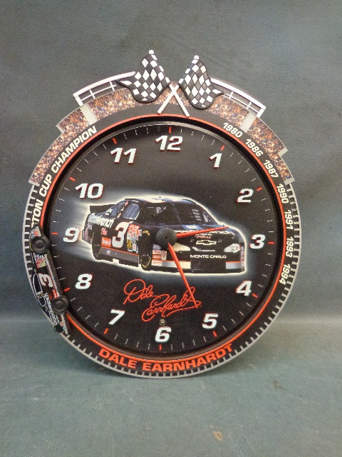 lot 160 image: Dale Earnhardt Memorial Clock