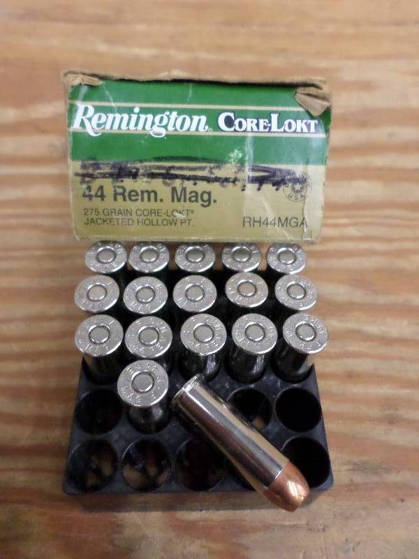 (12) Rounds Remington 44Rem-Mag 275...