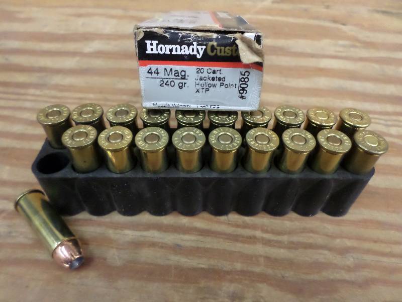 (20) Rounds Hornady 44Rem-Mag 240Gr...
