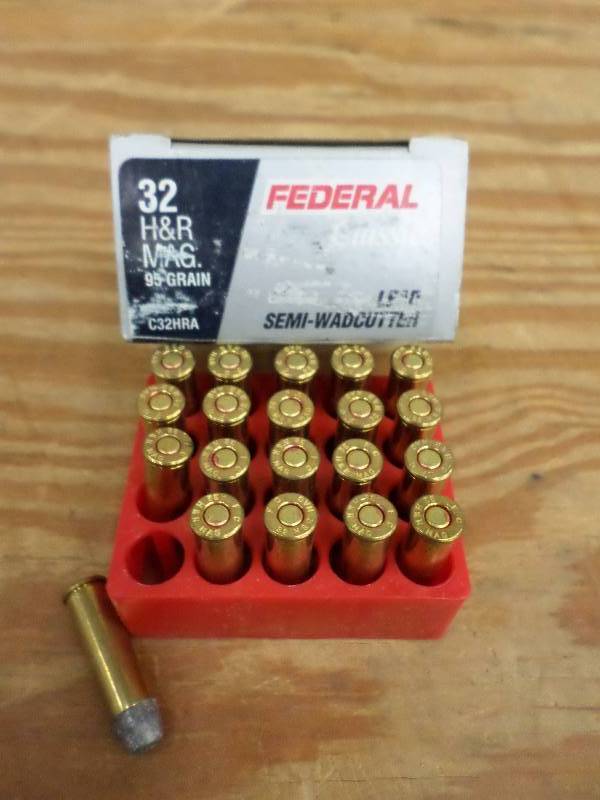 (20) Rounds Federal 32 H&R Mag 95Gr...