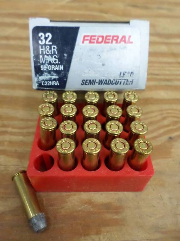 (20) Rounds Federal 32 H&R Mag 95Gr...