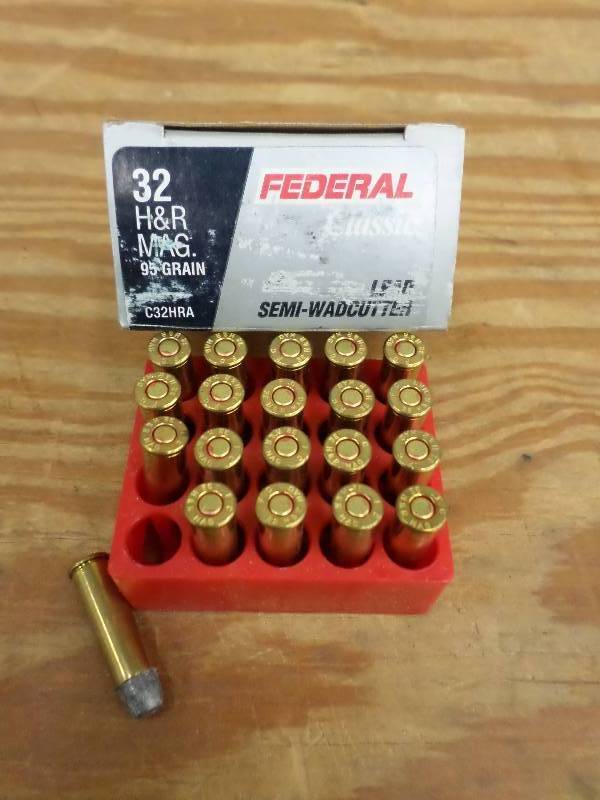 (20) Rounds Federal 32 H&R Mag 95Gr...