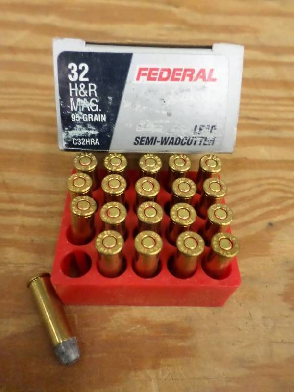 (20) Rounds Federal 32 H&R Mag 95Gr...