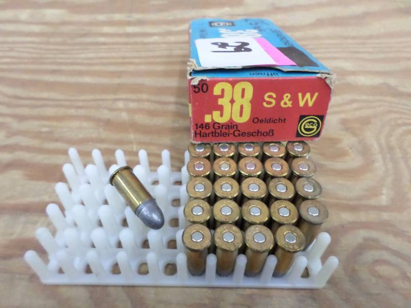 (25) Rounds S&W .38-Special 146Grai...