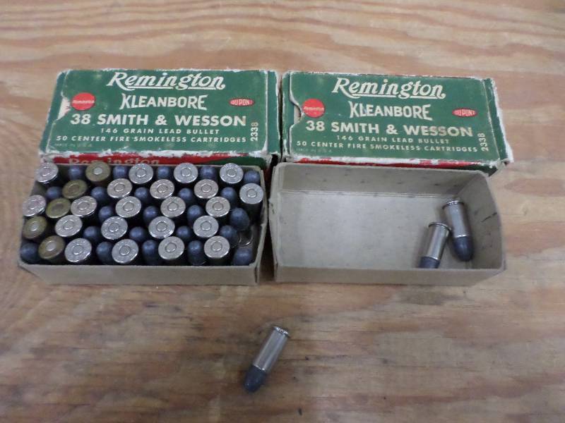 (52) Rounds Remington .38 S&W 146Gr...