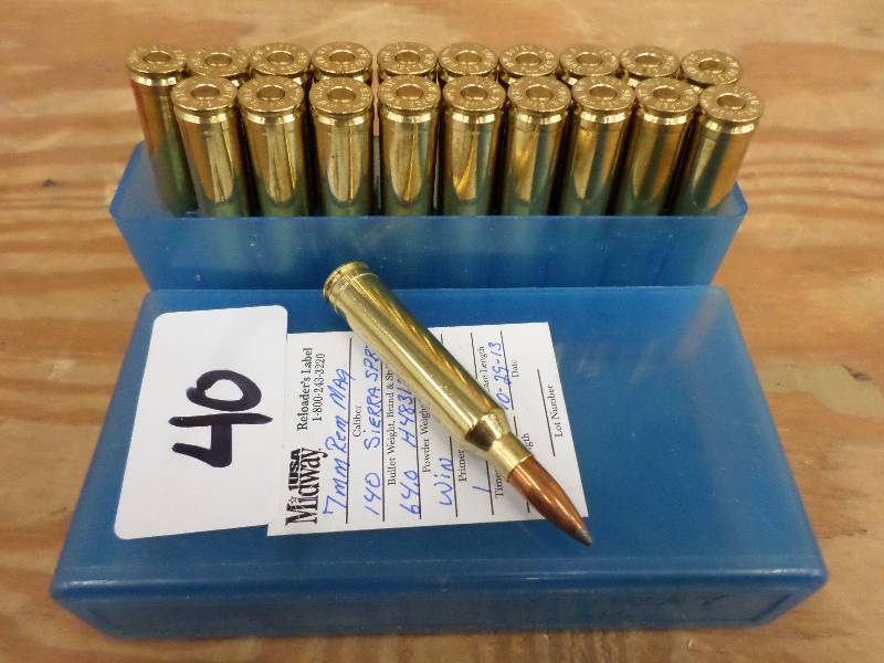 (20) Rounds 140Grain Midway 7mm Rem...