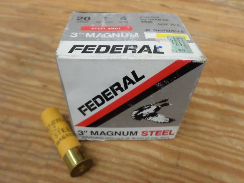 (18) Federal 20-Gauge 3 Magnum #4 ...