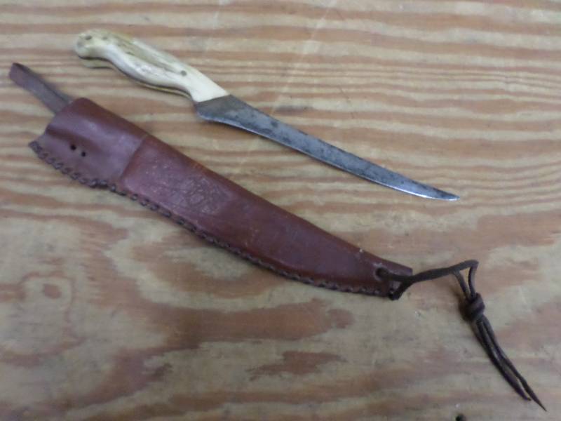 Handmade Fillet Knife With Gut Hook...