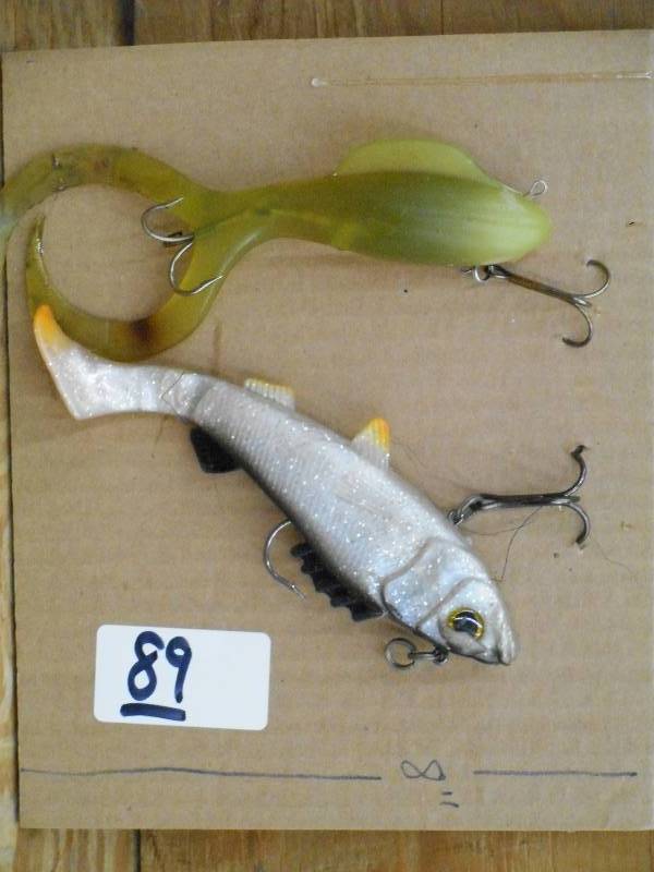 (2) Rubber Muskie Lures ...