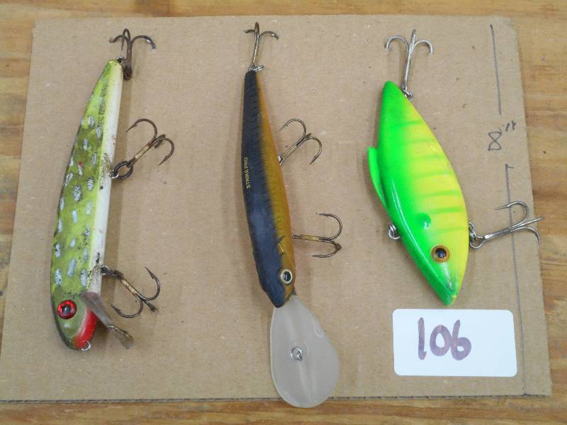 (3) Assorted Muskie Lures ...