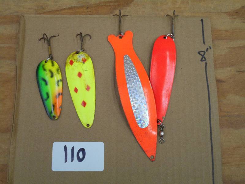 (4) Assorted Spoon Lures ...