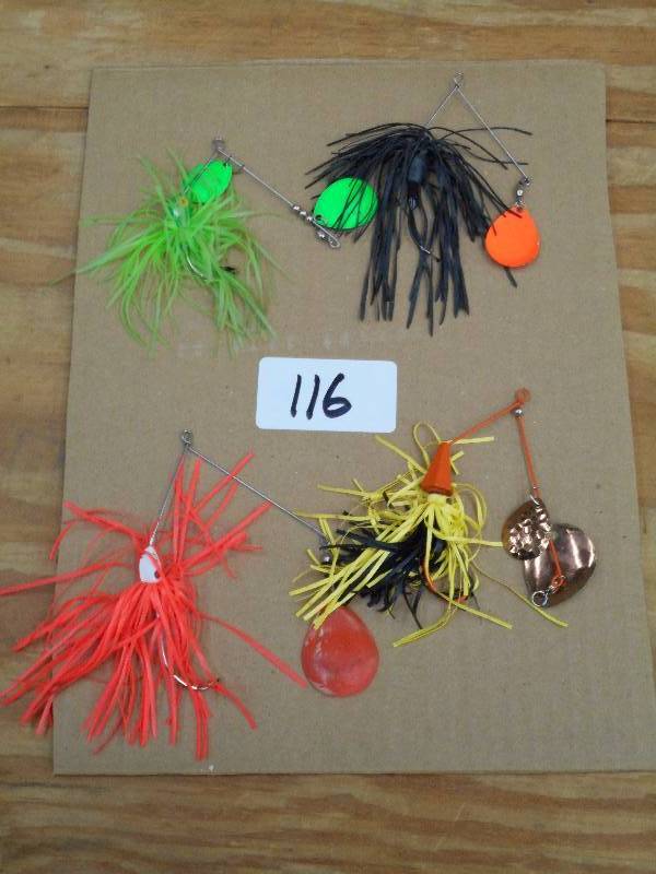 (4) Assorted Spinner Baits ...