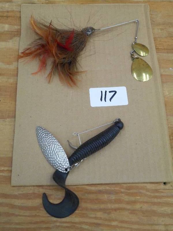 (2) Muskie Spinner Lures ...