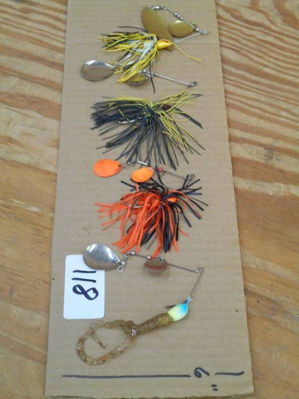 (4) Assorted Spinner Baits ...