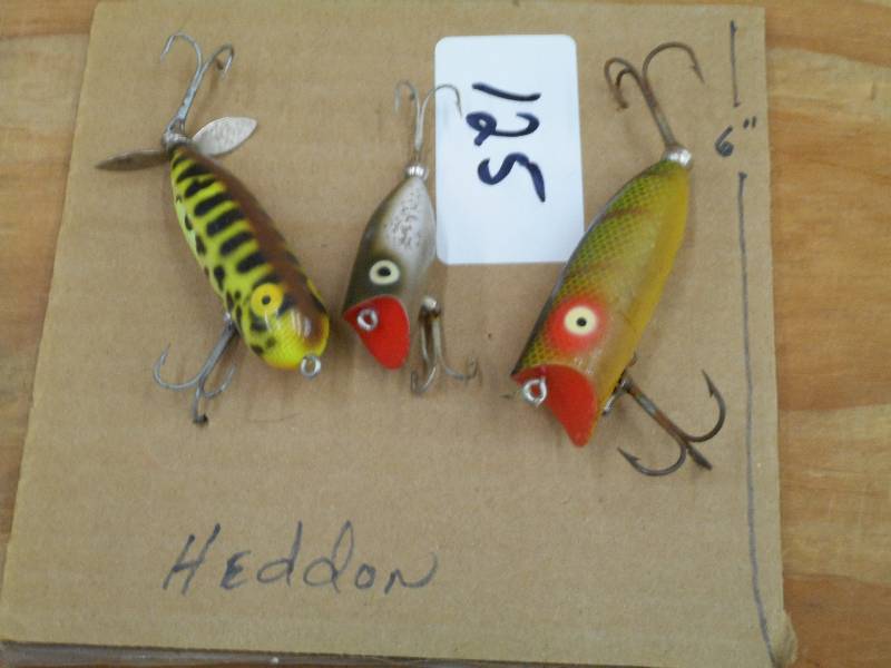 (3) Heddon Lures ...