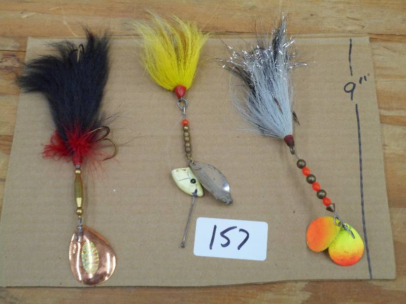 (3) Muskie Spinner Lures ...