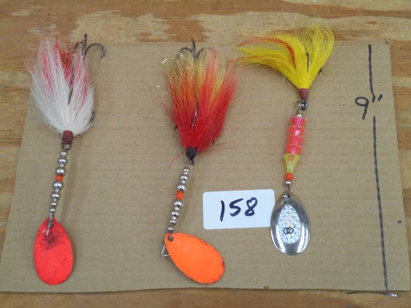 (3) Muskie Spinner Lures ...
