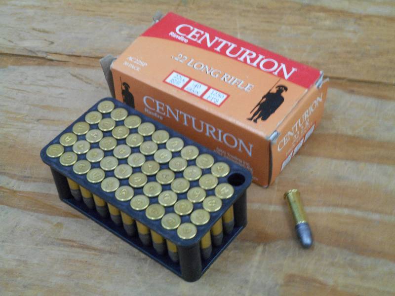 (50) Rounds Centurion 40Grain .22LR...