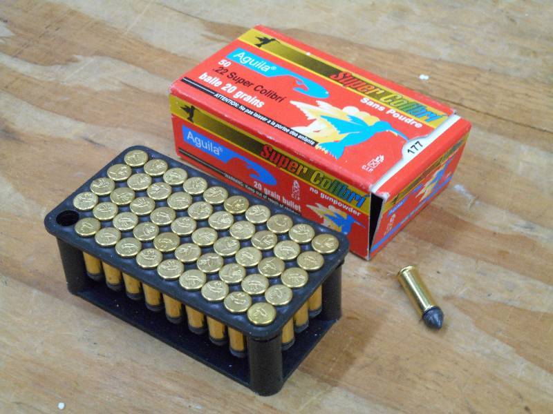 (50) Rounds Super Colibri .22LR 20G...