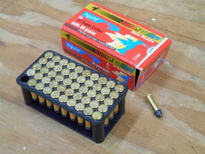 (50) Rounds Super Colibri .22LR 20G...
