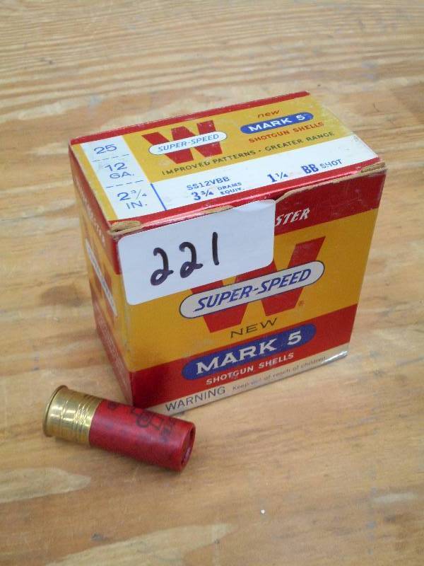 (25) Winchester 12-Gauge 2.75 BB-S...