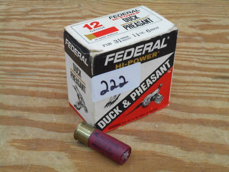 (19) Federal 12-Gauge #6 Shotshells...