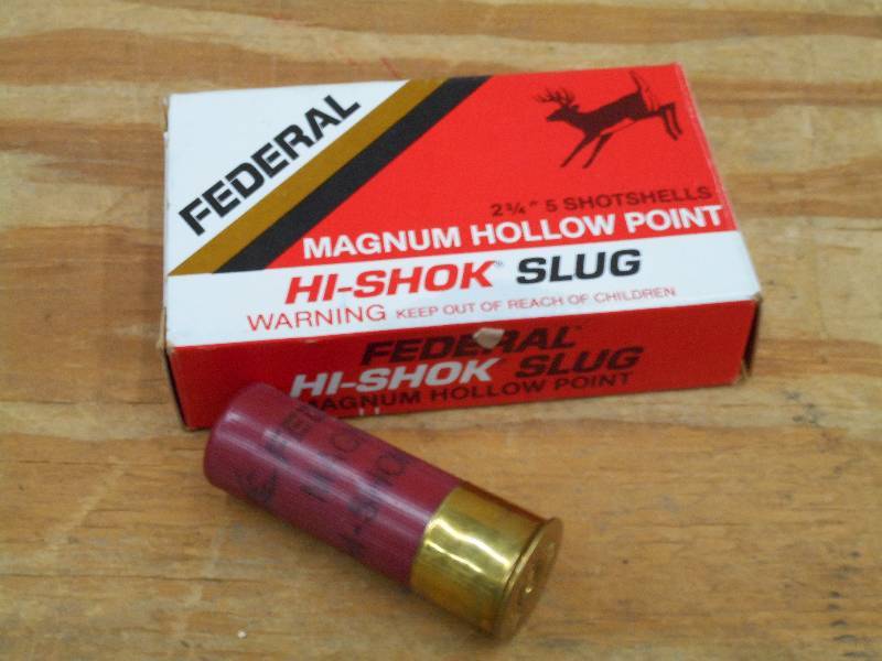 (3) Federal 12-Gauge Magnum HP Slug...