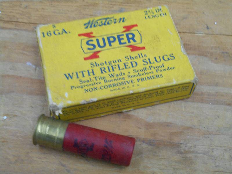 (5) Western 16-Gauge Rifled Slugs ...