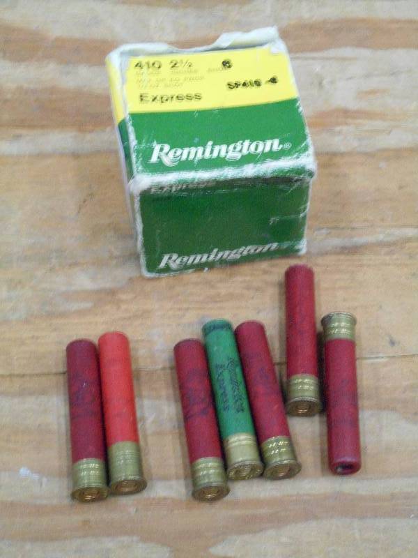 (7) Assorted .410-Gauge Shotshells ...