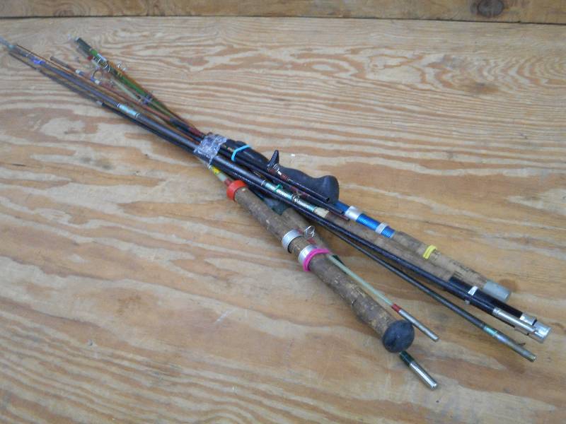 Lot Of Vintage 2-Piece Casting Rods...