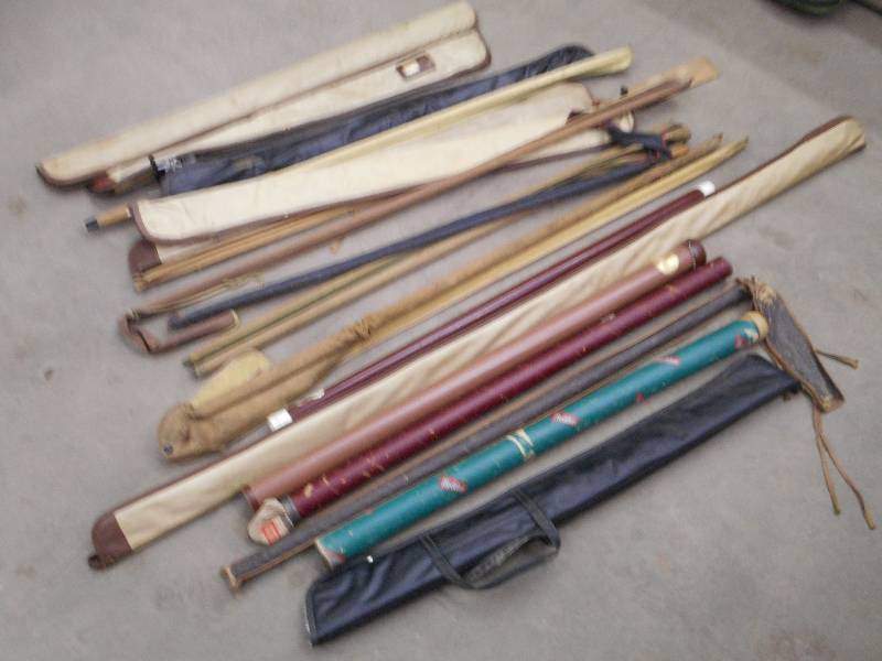 Lot Of Vintage Rod Cases & Tubes, M...