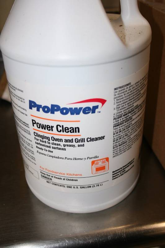 Lot of 3 gallons of grill cleaner