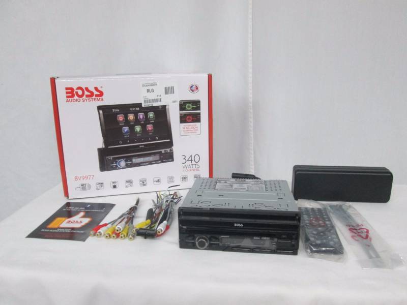Boss DVD Multimedia Car Stereo w 7 Touch Screen