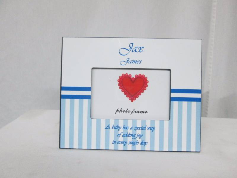 Personalized Baby Boy Picture Frame