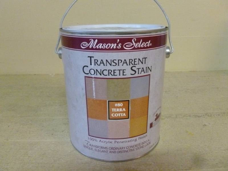 lot 15 image: New Concrete Stain