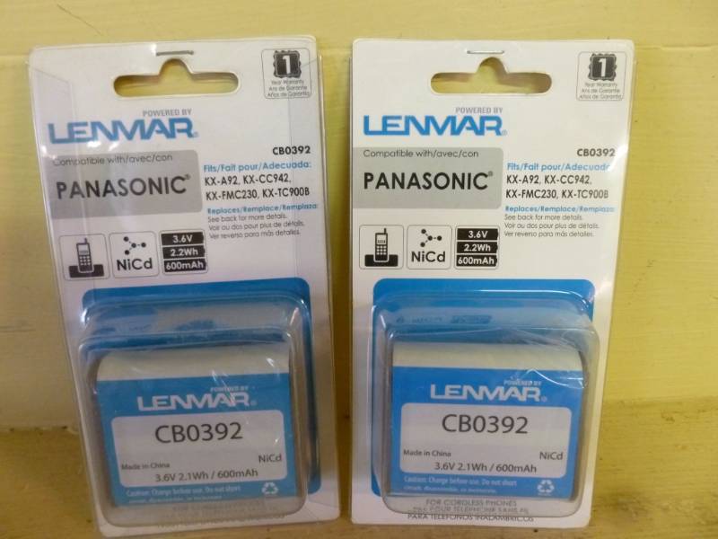 lot 36 image: New Cordless Phone Batteries