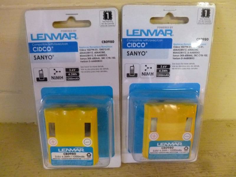lot 37 image: New Cordless Phone Batteries