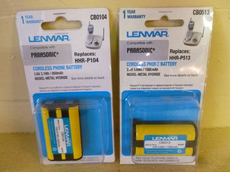 lot 41 image: New Cordless Phone Batteries