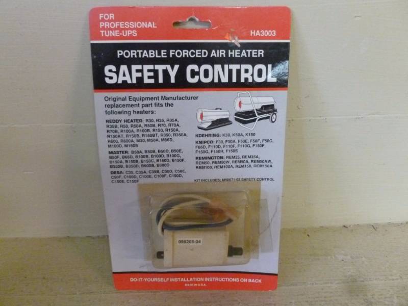 lot 392 image: New Portable Forced Air Heater Safety Control