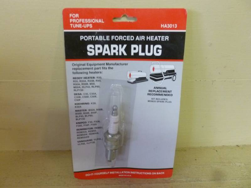 lot 393 image: New Portable Forced Air Heater Spark Plug