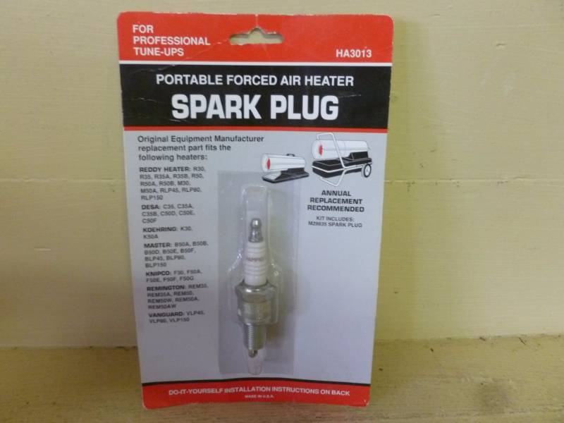 lot 394 image: New Portable Forced Air Heater Spark Plug