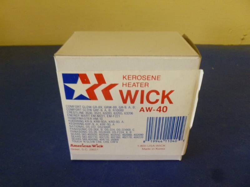 lot 414 image: New Kerosene Heater Wick