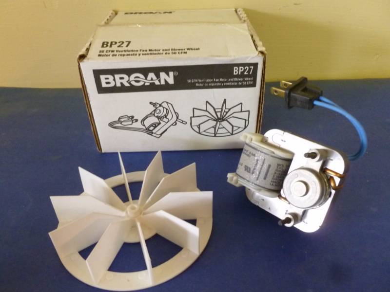 lot 483 image: New Ventilation Fan Motor And Blower Wheel