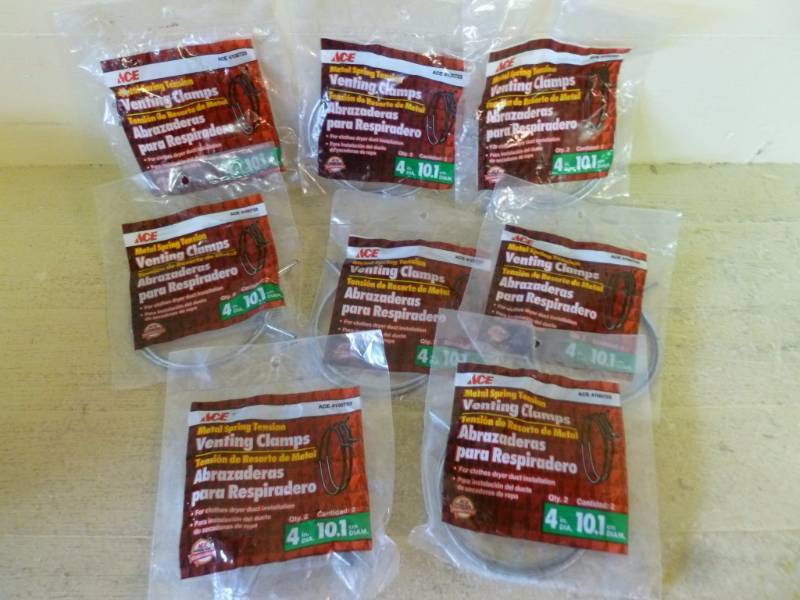 lot 564 image: New Clothes Dryer Venting Duct Clamps